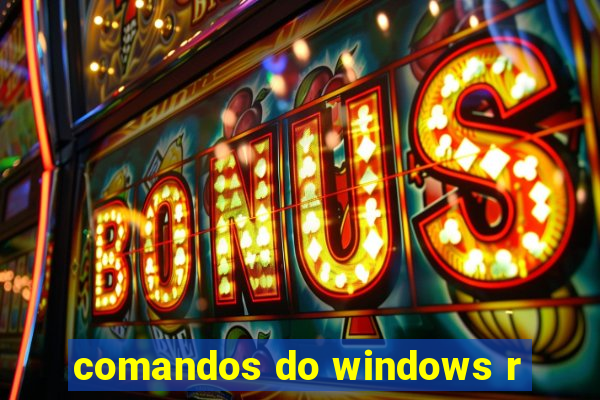 comandos do windows r